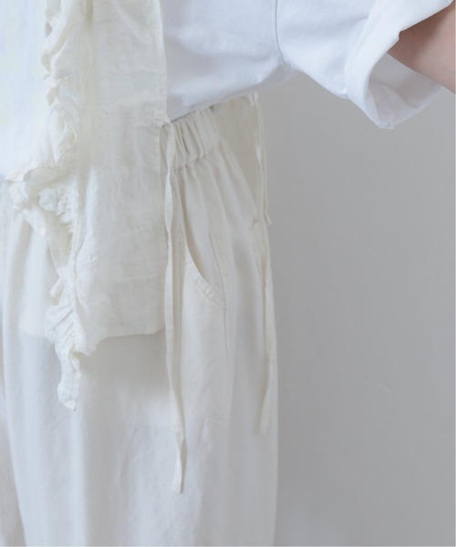 journal standard luxe リネンダンガリー フリルベスト