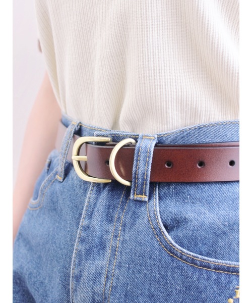 JUMELLE（ジュメロ）の「ゴールドレザーベルト（ベルト・レディース・ゴールド・FREE）」の11枚目の写真
