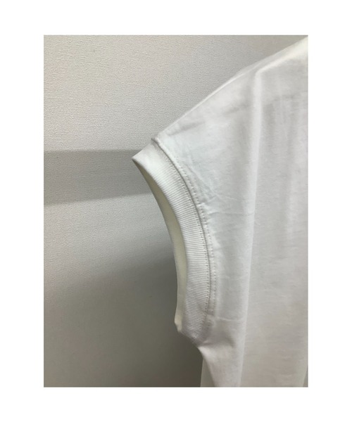 ulu（ウル）の「Petit high neck French sleeve tops（Tシャツ/カットソー・レディース・ホワイト/ブラック・FREE）」の5枚目の写真