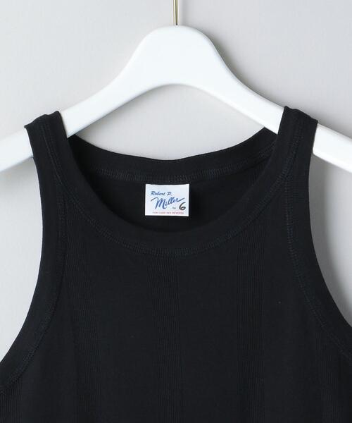 MILLER(ミラー)の「<Robert.P.Miller×6(ROKU)>SOLID TANK TOP/タンクトップ(タンクトップ・レディース・ホワイト/ブラック・FREE)」の4枚目の写真