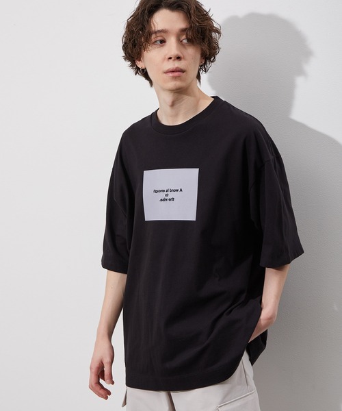 JUNRED（ジュンレッド）の「レタリングプリントTEE（Tシャツ/カットソー・メンズ・ホワイト/ブラック/ホワイト系その他/ブルー系その他6・S/M/L）」の21枚目の写真