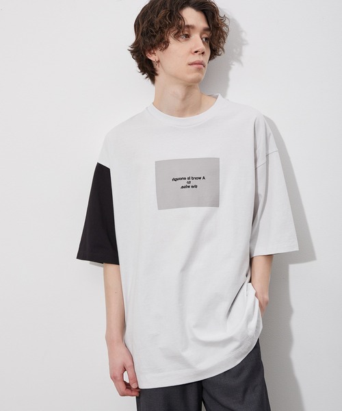 JUNRED（ジュンレッド）の「レタリングプリントTEE（Tシャツ/カットソー・メンズ・ホワイト/ブラック/ホワイト系その他/ブルー系その他6・S/M/L）」の18枚目の写真