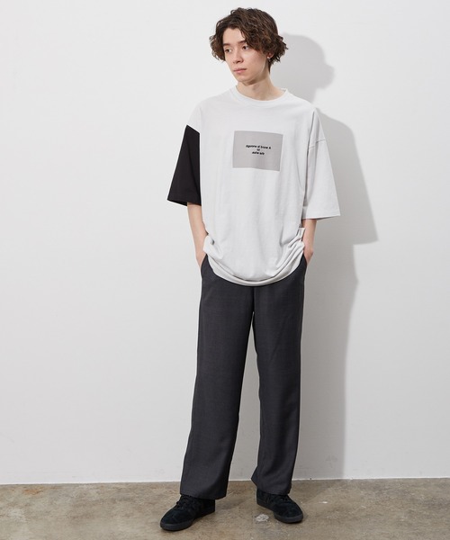 JUNRED（ジュンレッド）の「レタリングプリントTEE（Tシャツ/カットソー・メンズ・ホワイト/ブラック/ホワイト系その他/ブルー系その他6・S/M/L）」の19枚目の写真