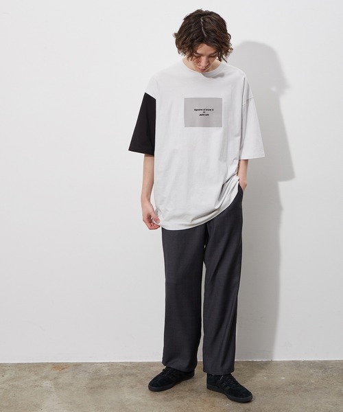 JUNRED（ジュンレッド）の「レタリングプリントTEE（Tシャツ/カットソー・メンズ・ホワイト/ブラック/ホワイト系その他/ブルー系その他6・S/M/L）」の20枚目の写真