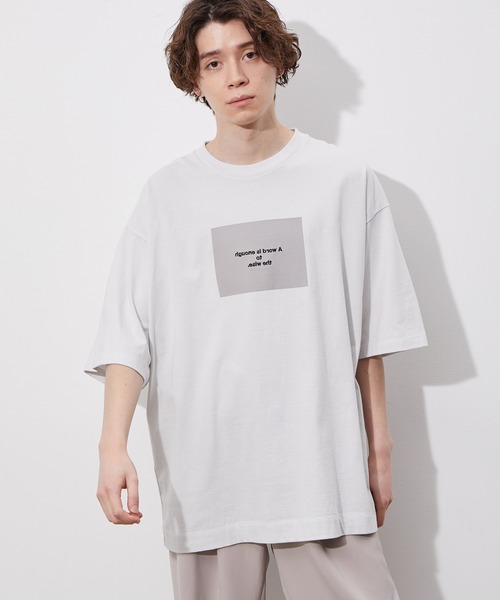 JUNRED（ジュンレッド）の「レタリングプリントTEE（Tシャツ/カットソー・メンズ・ホワイト/ブラック/ホワイト系その他/ブルー系その他6・S/M/L）」の11枚目の写真
