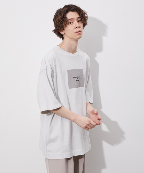 JUNRED（ジュンレッド）の「レタリングプリントTEE（Tシャツ/カットソー・メンズ・ホワイト/ブラック/ホワイト系その他/ブルー系その他6・S/M/L）」の12枚目の写真