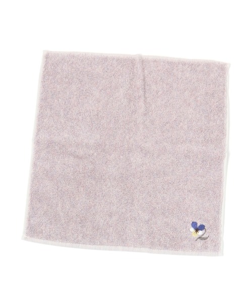 studio CLIP(スタディオクリップ)の「PLANTSDYEハンカチ(ハンカチ/ハンドタオル・レディース・グリーン/ベージュ/グレー/ピンク/パープル/イエロー・FREE)」の4枚目の写真