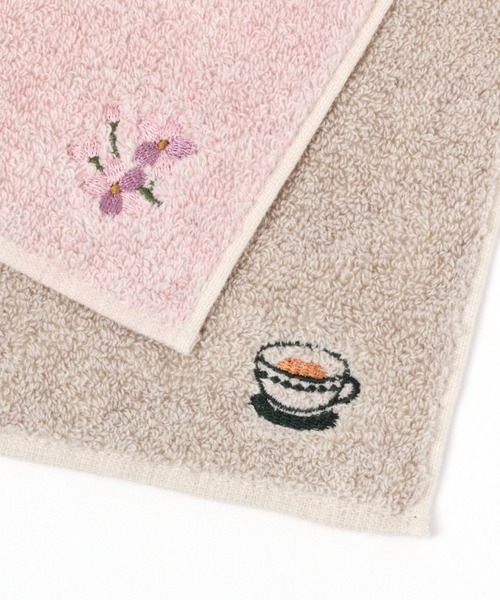 studio CLIP(スタディオクリップ)の「PLANTSDYEハンカチ(ハンカチ/ハンドタオル・レディース・グリーン/ベージュ/グレー/ピンク/パープル/イエロー・FREE)」の7枚目の写真