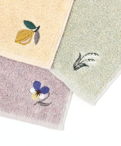 studio CLIP(スタディオクリップ)の「PLANTSDYEハンカチ(ハンカチ/ハンドタオル・レディース・グリーン/ベージュ/グレー/ピンク/パープル/イエロー・FREE)」の13枚目の写真