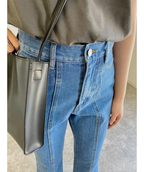 MLI'A（エムリア）の「デニム／フレアパンツ（デニムパンツ・レディース・アイボリー/ブルー系その他/ブルー系その他5/グレー/ブラウン/インディゴブルー/ブラック・M/S）」の19枚目の写真