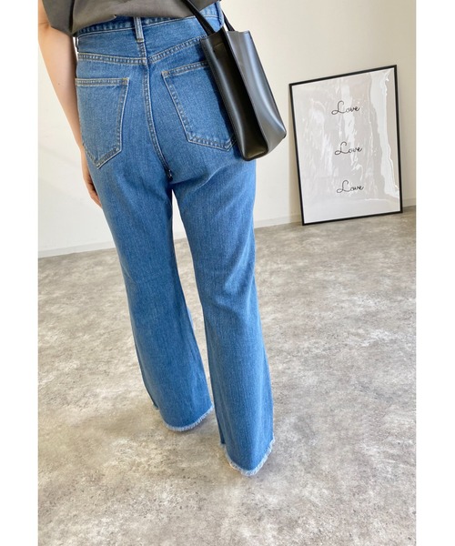 MLI'A（エムリア）の「デニム／フレアパンツ（デニムパンツ・レディース・アイボリー/ブルー系その他/ブルー系その他5/グレー/ブラウン/インディゴブルー/ブラック・M/S）」の21枚目の写真