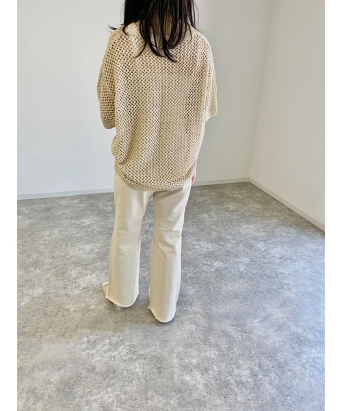 MLI'A（エムリア）の「デニム／フレアパンツ（デニムパンツ・レディース・アイボリー/ブルー系その他/ブルー系その他5/グレー/ブラウン/インディゴブルー/ブラック・M/S）」の11枚目の写真