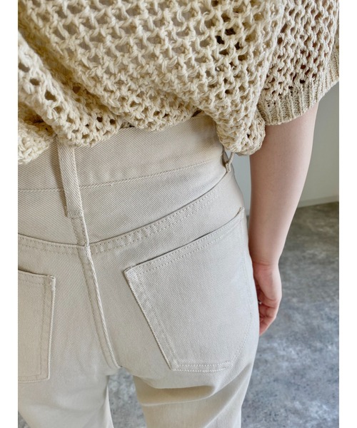 MLI'A（エムリア）の「デニム／フレアパンツ（デニムパンツ・レディース・アイボリー/ブルー系その他/ブルー系その他5/グレー/ブラウン/インディゴブルー/ブラック・M/S）」の13枚目の写真