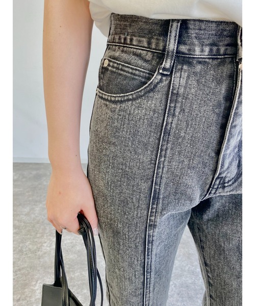 MLI'A（エムリア）の「デニム／フレアパンツ（デニムパンツ・レディース・アイボリー/ブルー系その他/ブルー系その他5/グレー/ブラウン/インディゴブルー/ブラック・M/S）」の15枚目の写真