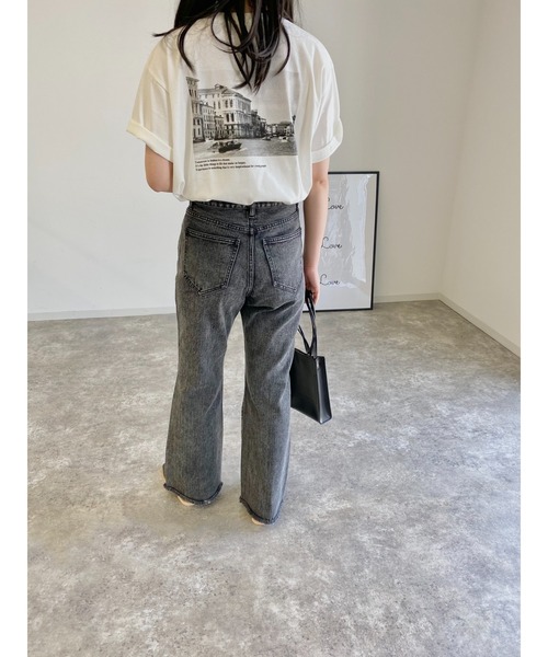 MLI'A（エムリア）の「デニム／フレアパンツ（デニムパンツ・レディース・アイボリー/ブルー系その他/ブルー系その他5/グレー/ブラウン/インディゴブルー/ブラック・M/S）」の16枚目の写真