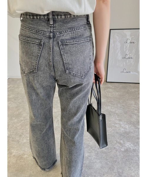 MLI'A（エムリア）の「デニム／フレアパンツ（デニムパンツ・レディース・アイボリー/ブルー系その他/ブルー系その他5/グレー/ブラウン/インディゴブルー/ブラック・M/S）」の17枚目の写真