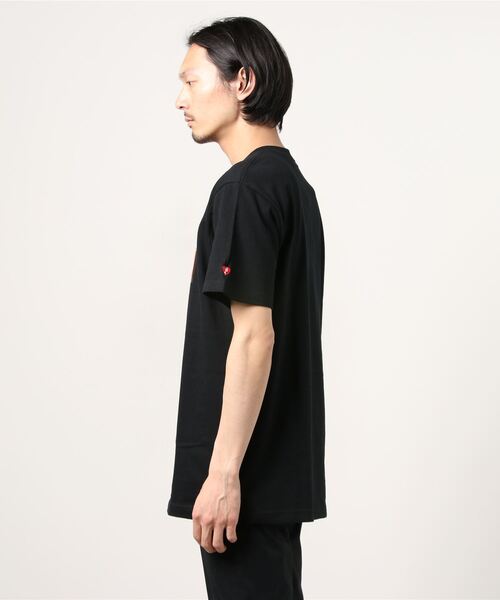 STUD MUFFIN（スタッドマフィン）の「STUD MUFFIN/スタッドマフィン/MOTOR SYCLESシークインTシャツ（Tシャツ/カットソー・メンズ・ブラック・3/2/4）」の3枚目の写真