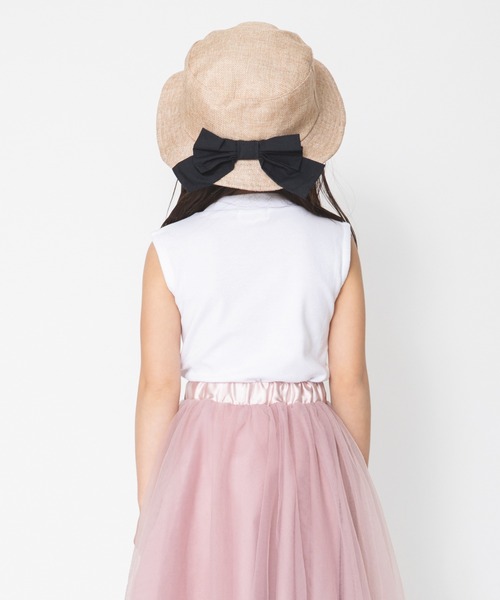 BRANSHES（ブランシェス）の「シンプルノースリーブ（タンクトップ・キッズ・オフホワイト/その他/ブラック・100cm/130cm/110cm/120cm/140cm/150cm）」の4枚目の写真