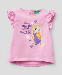 BENETTON (UNITED COLORS OF BENETTON)（ベネトンユナイテッドカラーズオブベネトン）の「【ディズニー(Disney)コラボ】キッズプリンセスTシャツ・カットソー（Tシャツ/カットソー・キッズ）」
