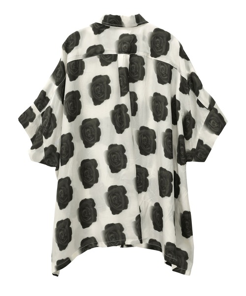 ZUCCa（ズッカ）の「とんだ林蘭×ZUCCa ROSE/シャツ（シャツ/ブラウス・レディース・ブラック・M size）」の8枚目の写真