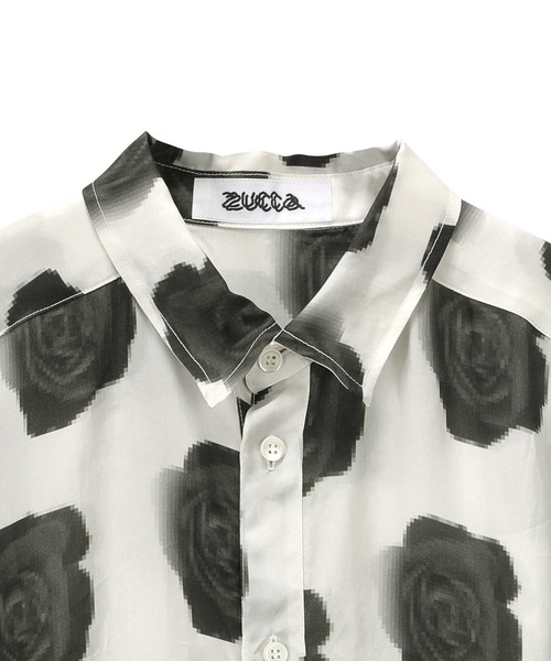 ZUCCa（ズッカ）の「とんだ林蘭×ZUCCa ROSE/シャツ（シャツ/ブラウス・レディース・ブラック・M size）」の5枚目の写真