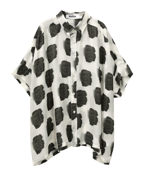 ZUCCa（ズッカ）の「とんだ林蘭×ZUCCa ROSE/シャツ（シャツ/ブラウス・レディース・ブラック・M size）」の12枚目の写真