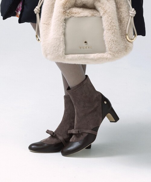 TOCCA（トッカ）の「TINY RIBBON STRECH BOOTS ブーツ（ブーツ）」 - WEAR