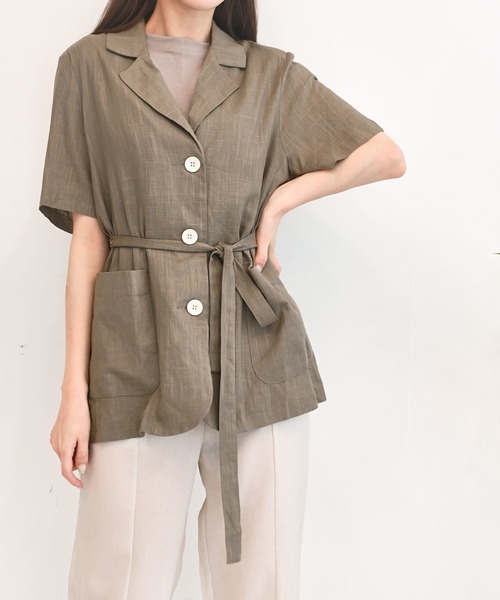 me+em select(ミームセレクト)の「ドルマンオーバーシルエットトップス(Tシャツ/カットソー・レディース・ブラック/ベージュ/カーキ/アイボリー/クリーム・FREE)」の13枚目の写真