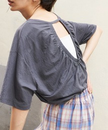 Auntie Rosa Holiday | バックギャザーカノコT(Tシャツ/カットソー)