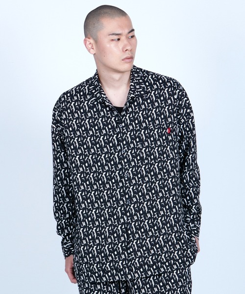 VIRGOwearworks（ヴァルゴウェアワークス）の「VISION WIDE SHIRTS（シャツ/ブラウス・メンズ・グリーン/ホワイト/パープル・3/4/2）」の6枚目の写真