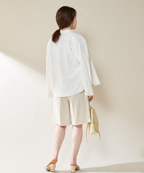 SHENERY(シーナリー)の「リネングルカパンツ(その他パンツ・レディース・ブラック/ベージュ・FREE)」の5枚目の写真