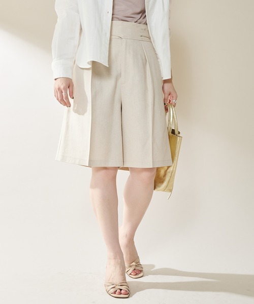 SHENERY(シーナリー)の「リネングルカパンツ(その他パンツ・レディース・ブラック/ベージュ・FREE)」の14枚目の写真