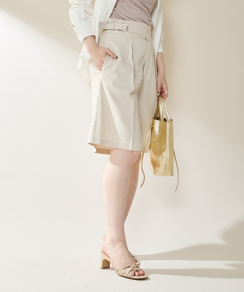 SHENERY(シーナリー)の「リネングルカパンツ(その他パンツ・レディース・ブラック/ベージュ・FREE)」の11枚目の写真