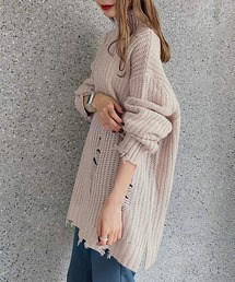 PAGEBOY | モヘヤタッチダメージタートル(ニット/セーター)