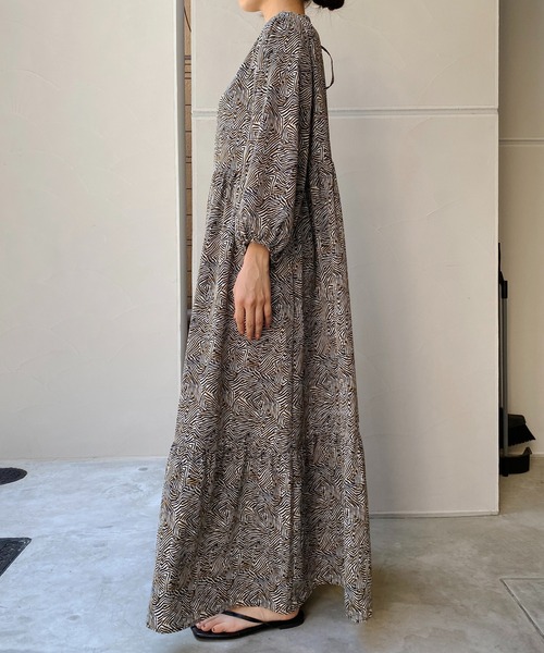 CAPRICIEUX LE'MAGE(カプリシューレマージュ)の「2WAYスキッパーキカラインワンピース(ワンピース・レディース・マスタード/レンガ・FREE)」の16枚目の写真