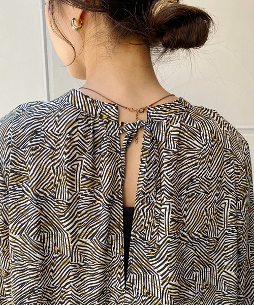 CAPRICIEUX LE'MAGE(カプリシューレマージュ)の「2WAYスキッパーキカラインワンピース(ワンピース・レディース・マスタード/レンガ・FREE)」の10枚目の写真