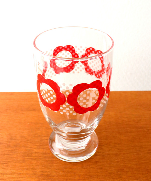 アデリアレトロ〉ガラスコップ 台付きグラス（グラス/マグカップ