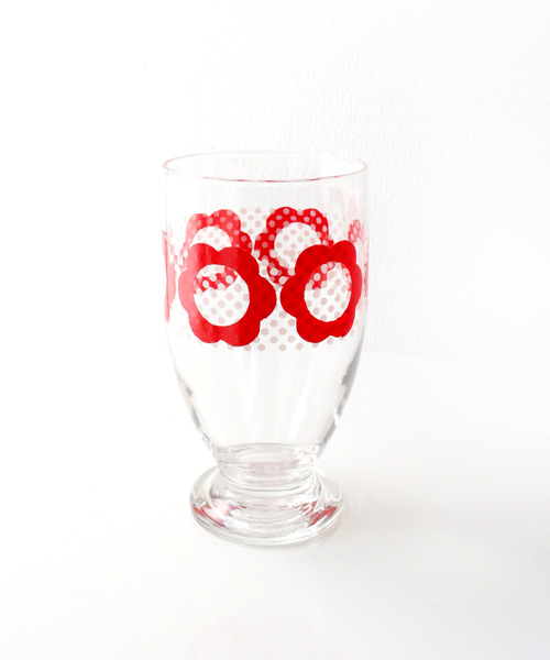 アデリアレトロ〉ガラスコップ 台付きグラス（グラス/マグカップ