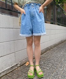 WEGO | WEGO/ウエストギャザーショートパンツ(デニムパンツ)