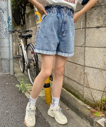 WEGO | WEGO/ウエストギャザーショートパンツ(デニムパンツ)