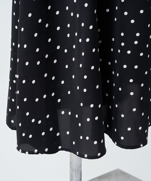 one after another NICE CLAUP（ワンアフターアナザーナイスクラップ）の「【WEB限定】開襟セットアップ（セットアップ・レディース・ホワイト系その他/ブラック系その他/ベージュ/ドット・FREE）」の17枚目の写真