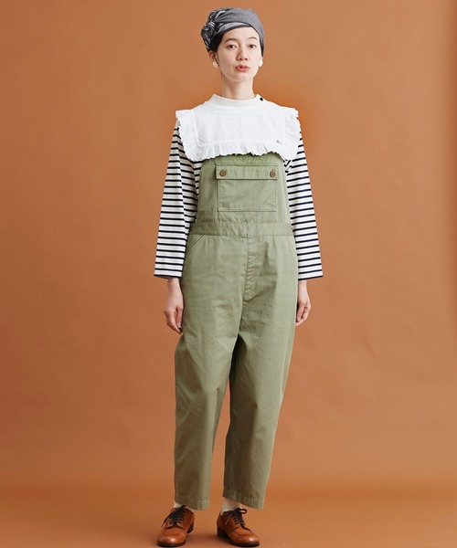 Malle（マル）の「Malle　オックスフォードカットワーク付け衿（付け襟・レディース・グレー/オフホワイト・FREE）」の9枚目の写真