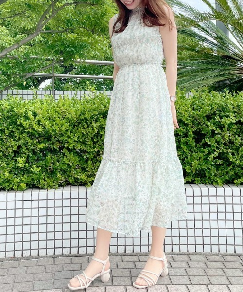 WILLSELECTION(ウィルセレクション)の「オリジナルペイズリーシャーリングワンピース(ワンピース・レディース・ミント/ラベンダー・MEDIUM)」の1枚目の写真