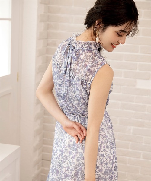 WILLSELECTION(ウィルセレクション)の「オリジナルペイズリーシャーリングワンピース(ワンピース・レディース・ミント/ラベンダー・MEDIUM)」の7枚目の写真