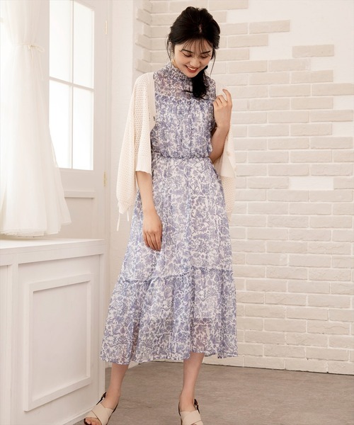 WILLSELECTION(ウィルセレクション)の「オリジナルペイズリーシャーリングワンピース(ワンピース・レディース・ミント/ラベンダー・MEDIUM)」の9枚目の写真