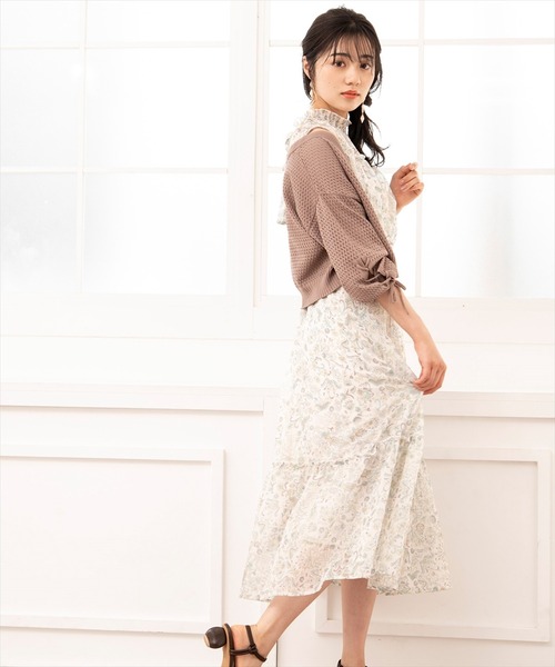 WILLSELECTION(ウィルセレクション)の「オリジナルペイズリーシャーリングワンピース(ワンピース・レディース・ミント/ラベンダー・MEDIUM)」の6枚目の写真