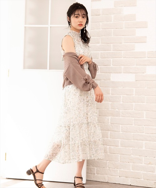 WILLSELECTION(ウィルセレクション)の「オリジナルペイズリーシャーリングワンピース(ワンピース・レディース・ミント/ラベンダー・MEDIUM)」の5枚目の写真