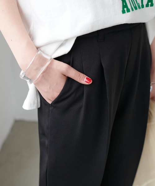 DISCOAT（ディスコート）の「センタープレスワイドスラックスパンツ（その他パンツ・レディース・ブラック/ブルー/バイオレット・MEDIUM/LARGE）」の19枚目の写真