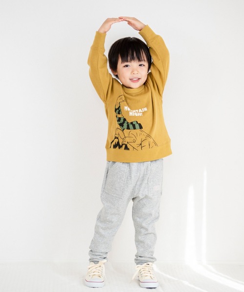 SKAPE（エスケープ）の「ﾌﾞﾗｷｵﾄﾚｰﾅｰ（スウェット・キッズ・ベージュ/イエロー・130cm/120cm/100cm/110cm/90cm）」の7枚目の写真