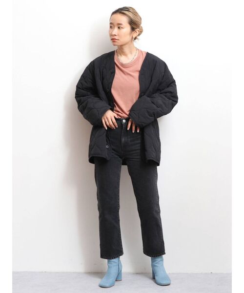 Ungrid(アングリッド)の「キルティングライナーブルゾン(ブルゾン・レディース・オフホワイト/ブラック/カーキ・FREE)」の18枚目の写真